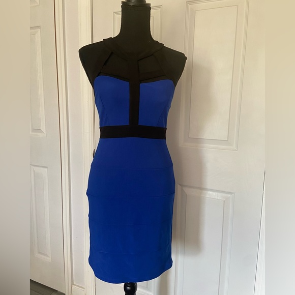 Crystal Doll Cutout Geometric Dress - Picture 1 of 6